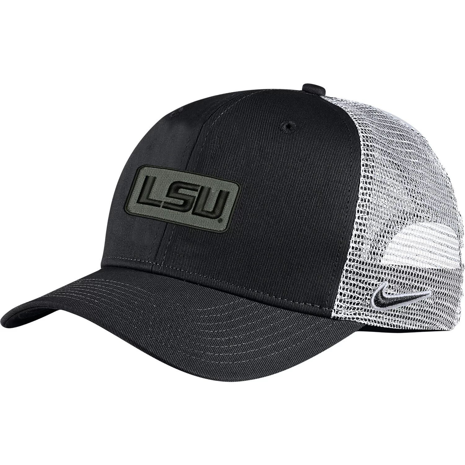 

Мужская кепка Nike LSU Tigers Classic99 Triple Black Trucker Snapback