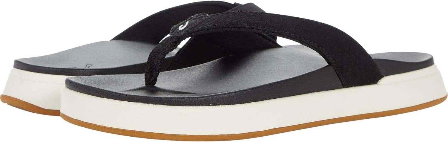 

Шлепанцы Nu'a Pi'o OluKai, цвет Black/Black