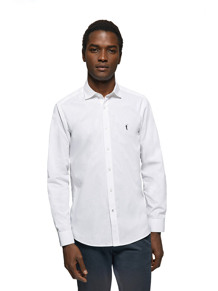 

Рубашка Polo Club Slim fit, белый