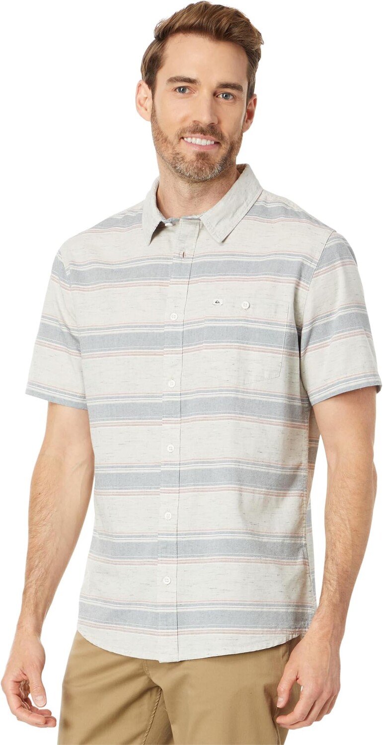 

Рубашка Cali Sunrise Short Sleeve Woven Quiksilver, цвет Plaza Taupe Cali