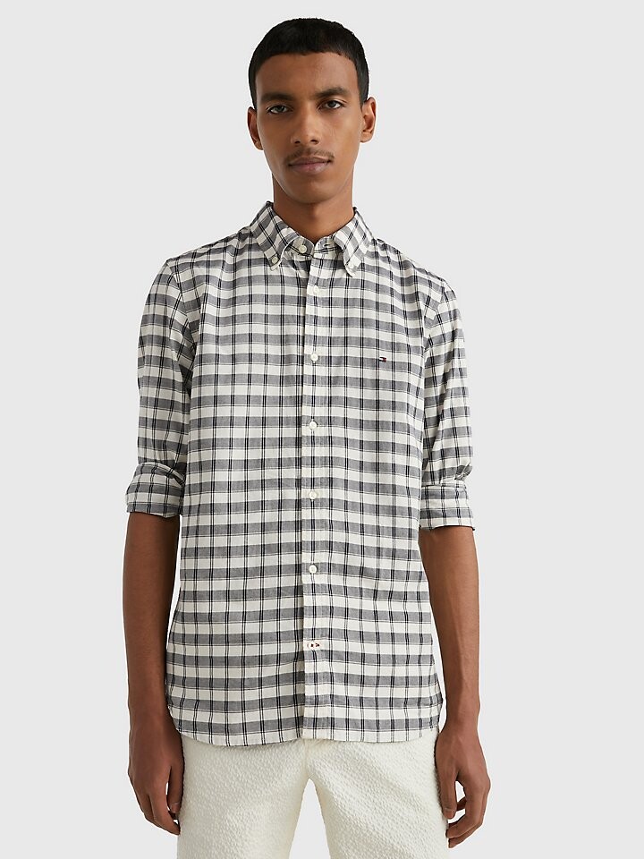 

Рубашка Slim Fit в клетку Tommy Hilfiger