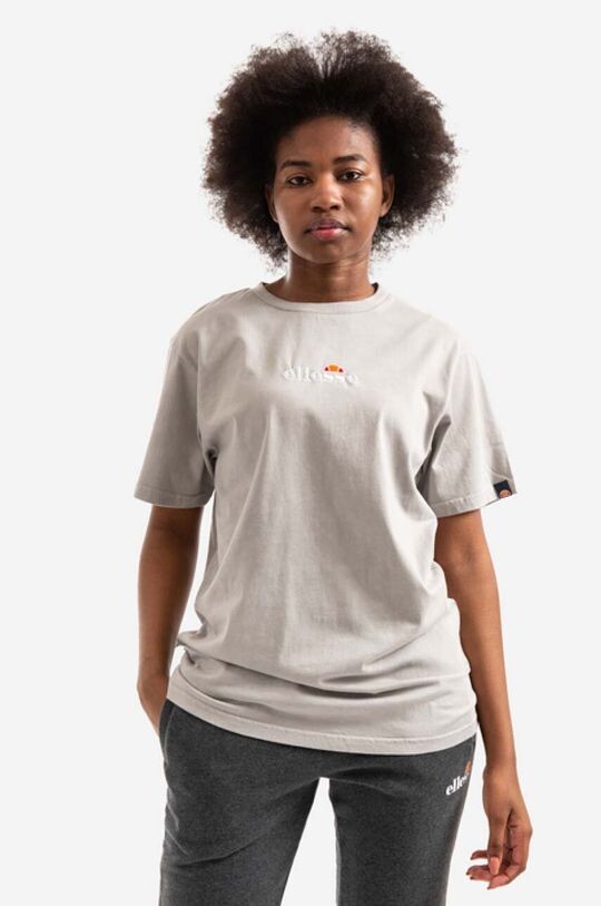 Хлопковая футболка Ellesse, серый