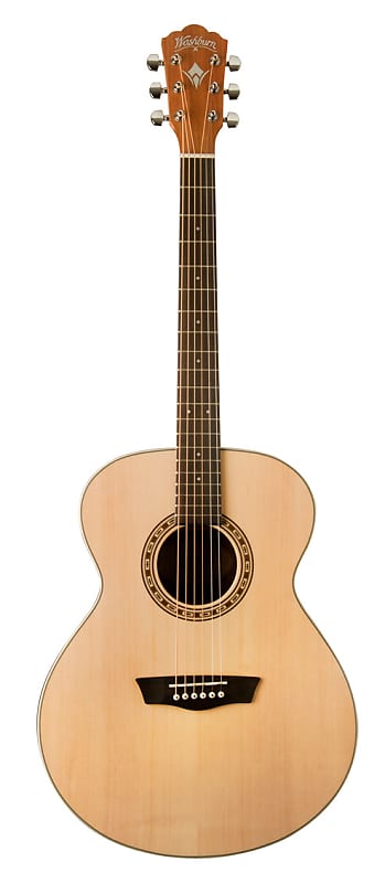 Акустическая гитара Washburn WG7S Harvest Series Grand Auditorium Solid Sitka Spruce Mahogany 6-String Acoustic Guitar