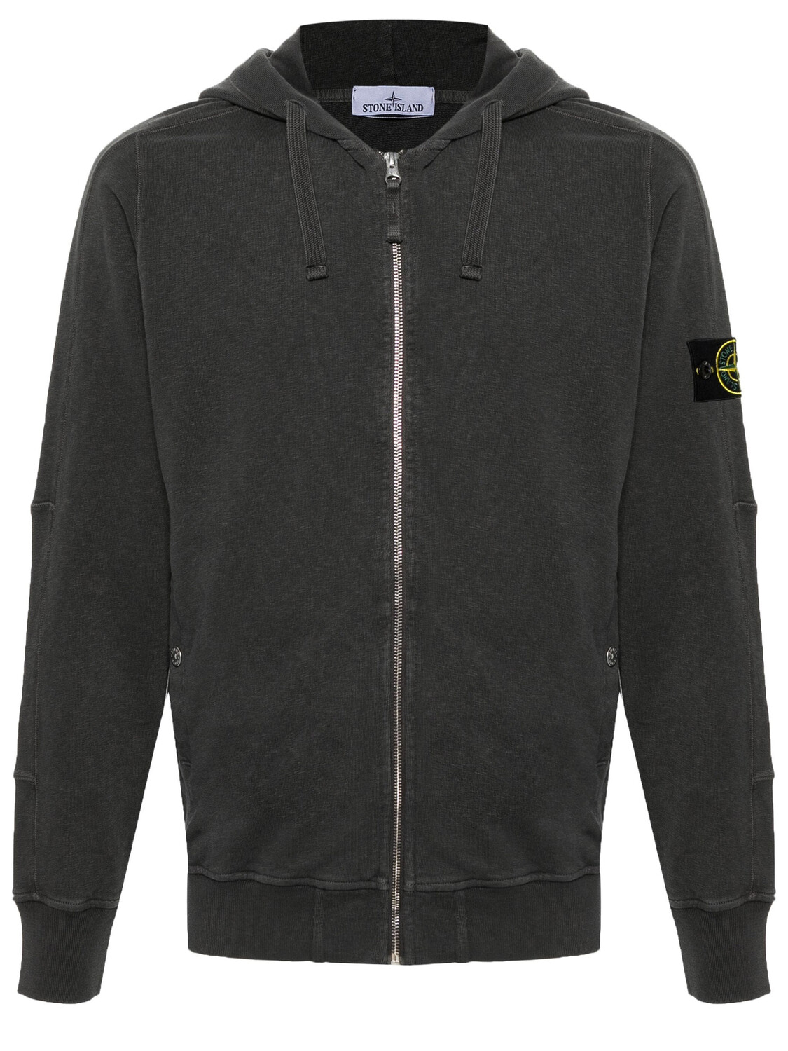 Худи Stone Island Zip-up, серый