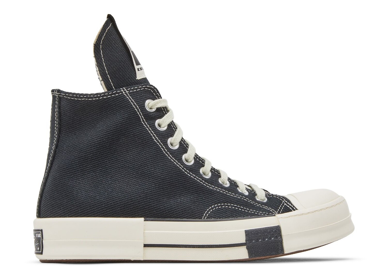 

Кроссовки Converse Rick Owens X Drkshdw Drkstar Chuck 70 High 'Black', черный, Черный;серый
