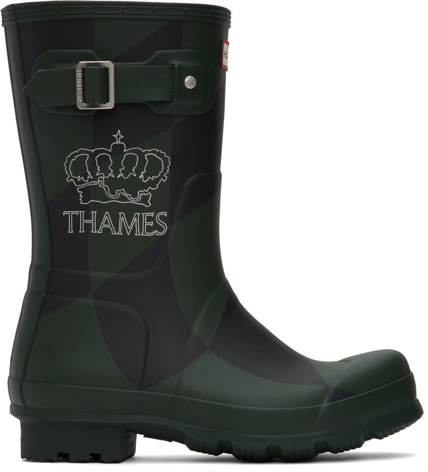 

Зеленые резиновые сапоги Hunter Edition Thames MMXX.