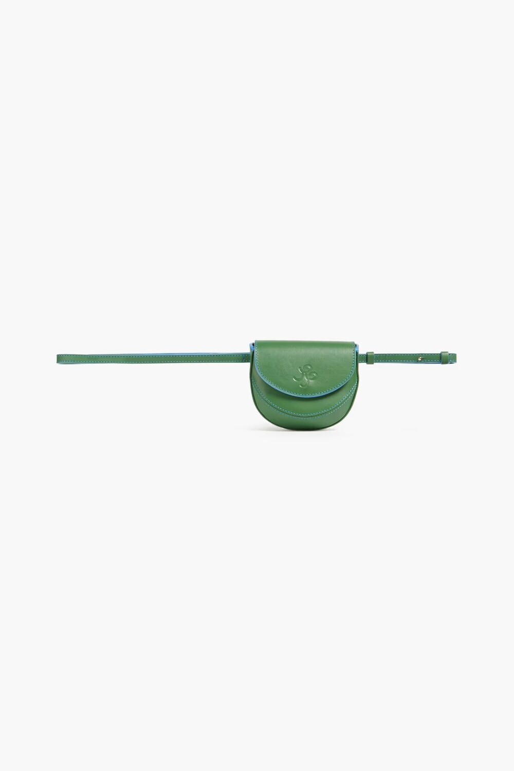 

Двухцветная кожаная поясная сумка Rejina Pyo, цвет Leaf green