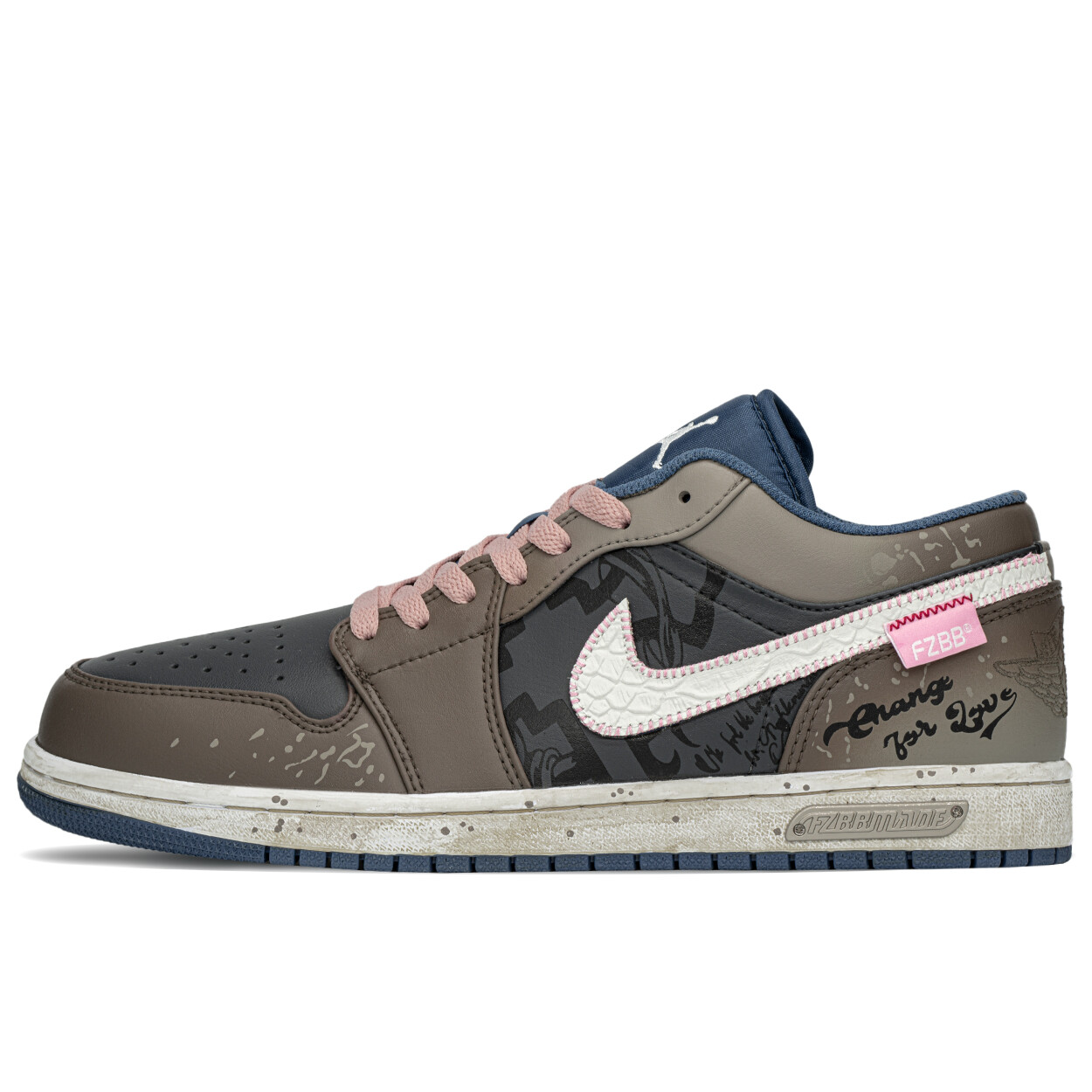 

Баскетбольные кроссовки Air 1 Vintage Men Low-Top Black/Brown Jordan