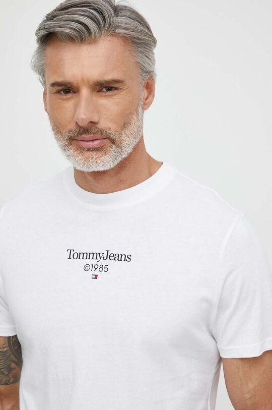 

Хлопковая футболка Tommy Jeans, белый