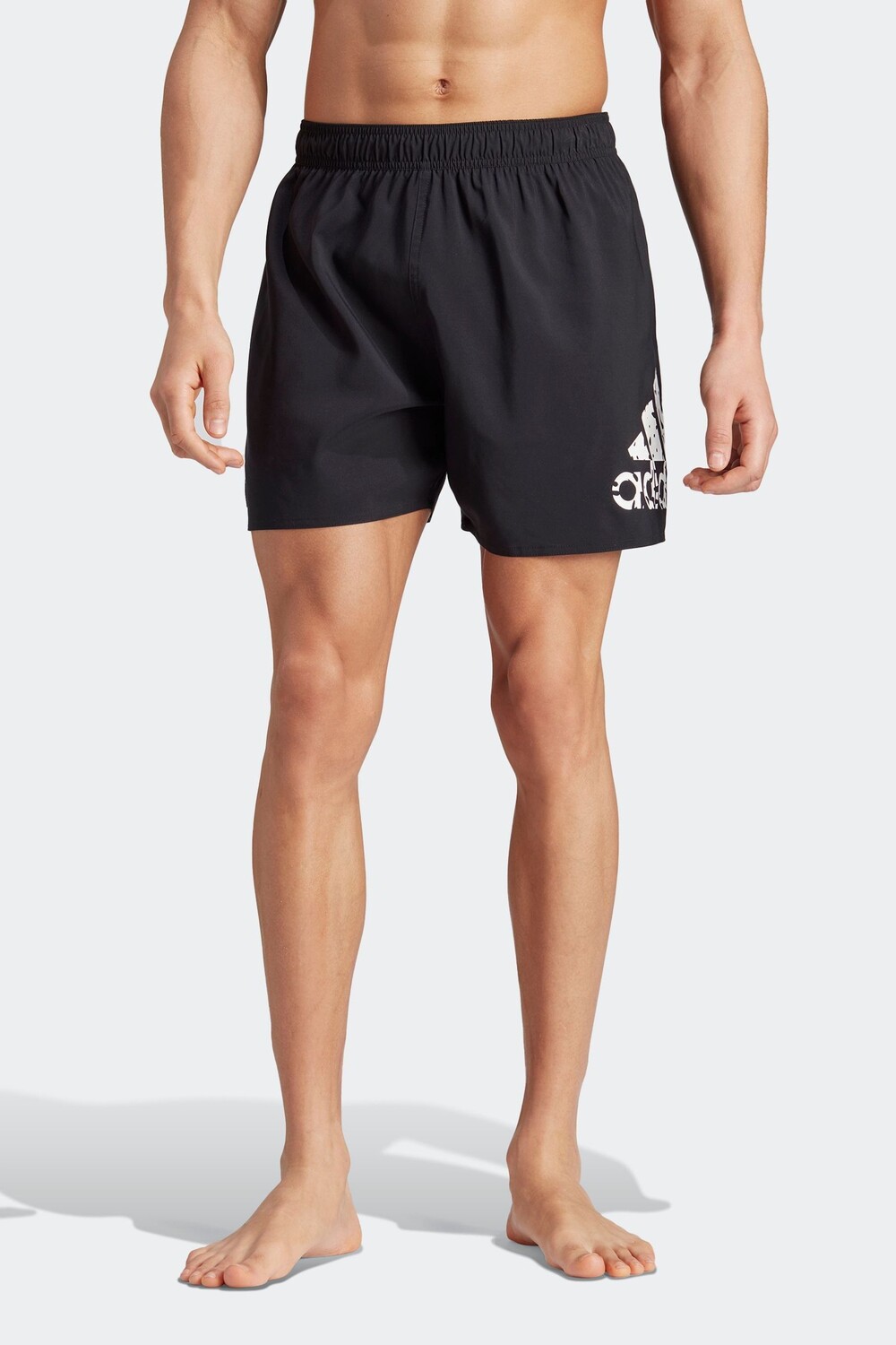 

Шорты для плавания Performance CLX с короткими рукавами и большим логотипом adidas, черный
