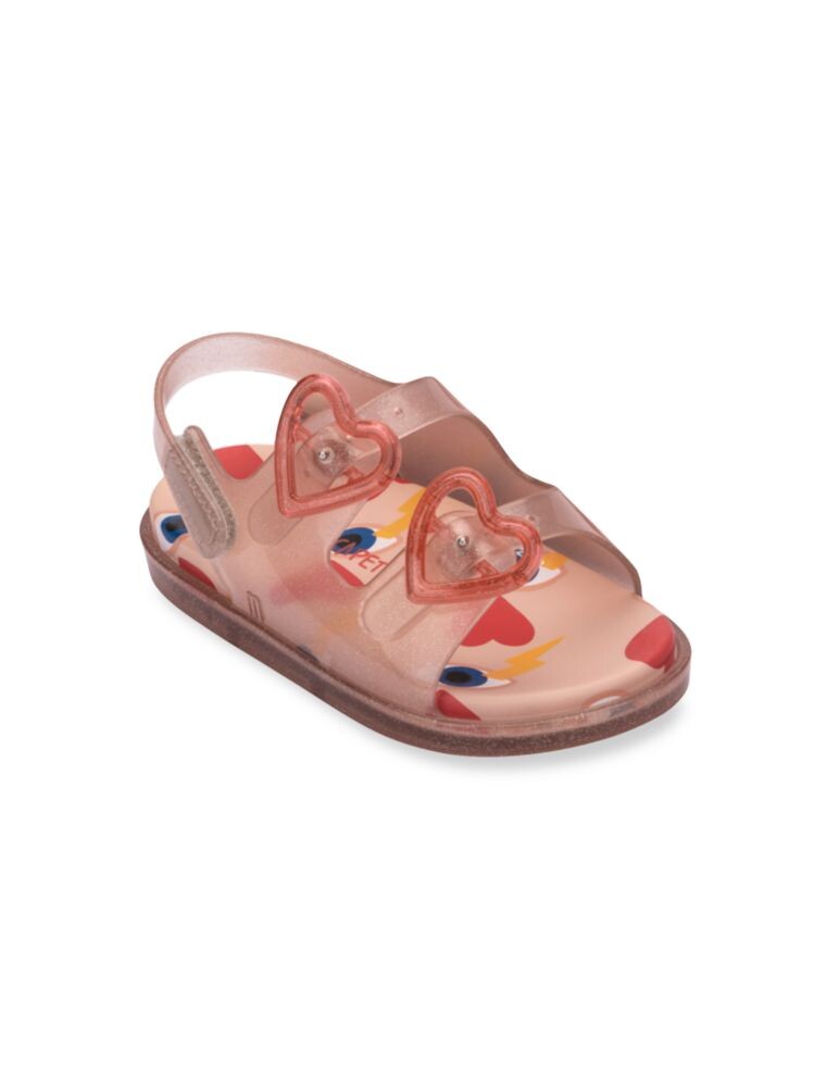 

Сандалии Mini Capeto BB для маленьких девочек и девочек Mini Melissa, цвет Pink Red