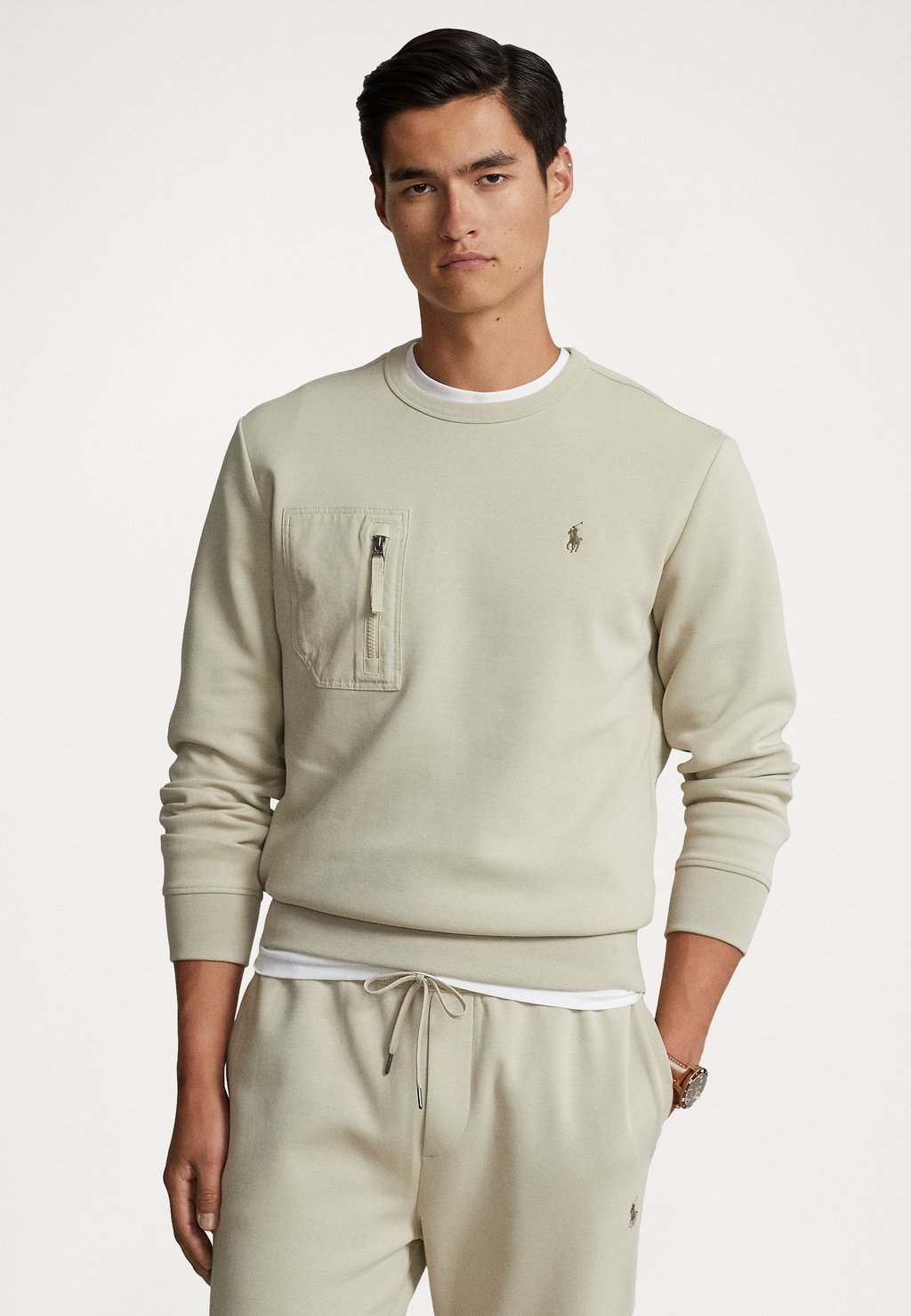 

Толстовка Polo Ralph Lauren Long Sleeve, классический камень, Серый