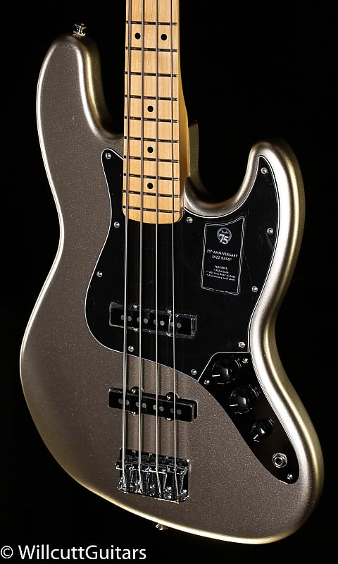 

Басс гитара Fender 75th Anniversary Jazz Bass Maple Fingerboard Diamond Anniversary Bass Guitar-MX21519839-8.62 lbs