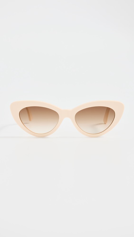 

Солнцезащитные очки Illesteva Pamela Cream Brown Flat Gradient, кремовый
