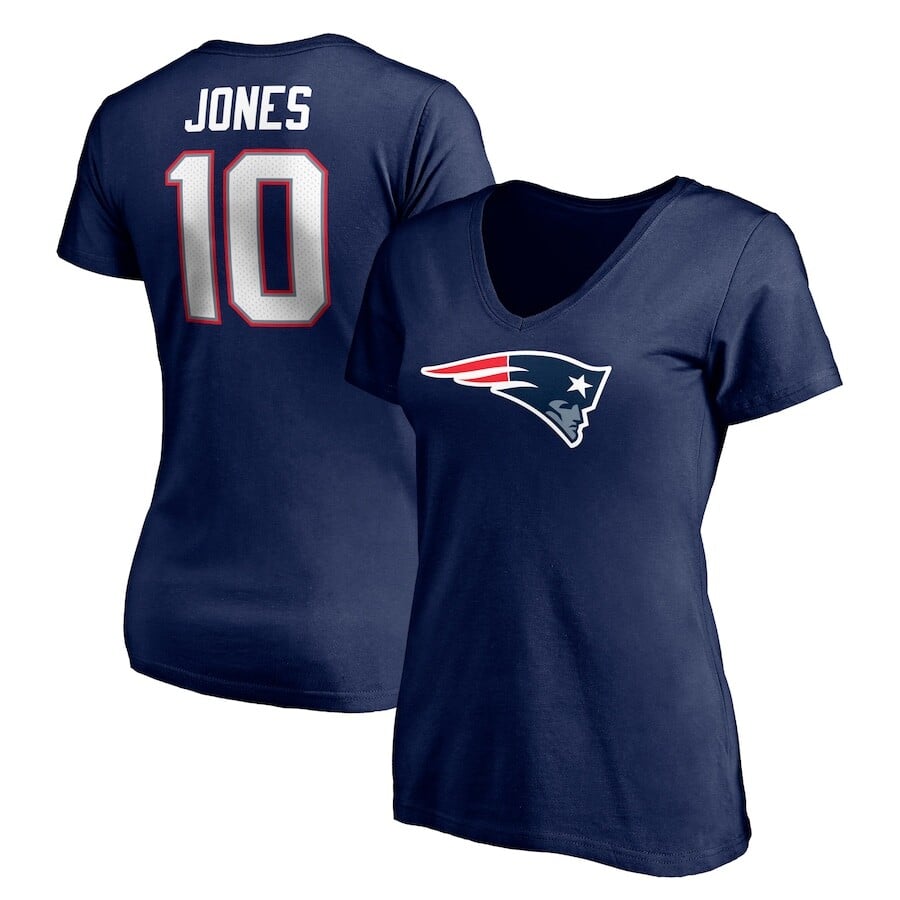 

Футболка с именем и номером Fanatics Branded New England Patriots, нави
