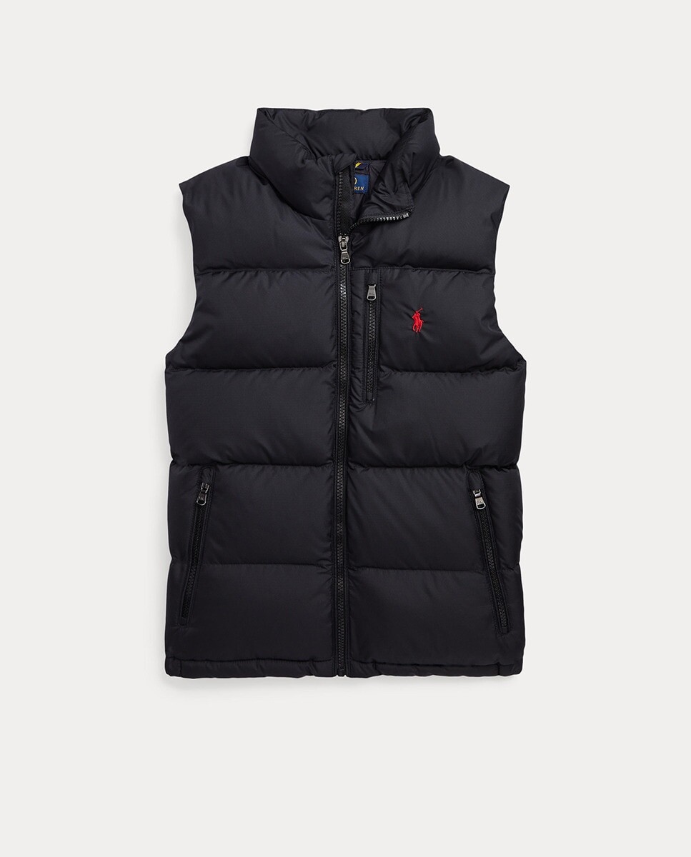 

Черный пуховик для мальчика Polo Ralph Lauren, черный