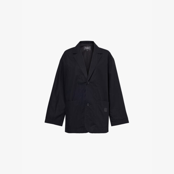 

Хлопковый блейзер с фирменной вышивкой Franky Carhartt Wip, черный