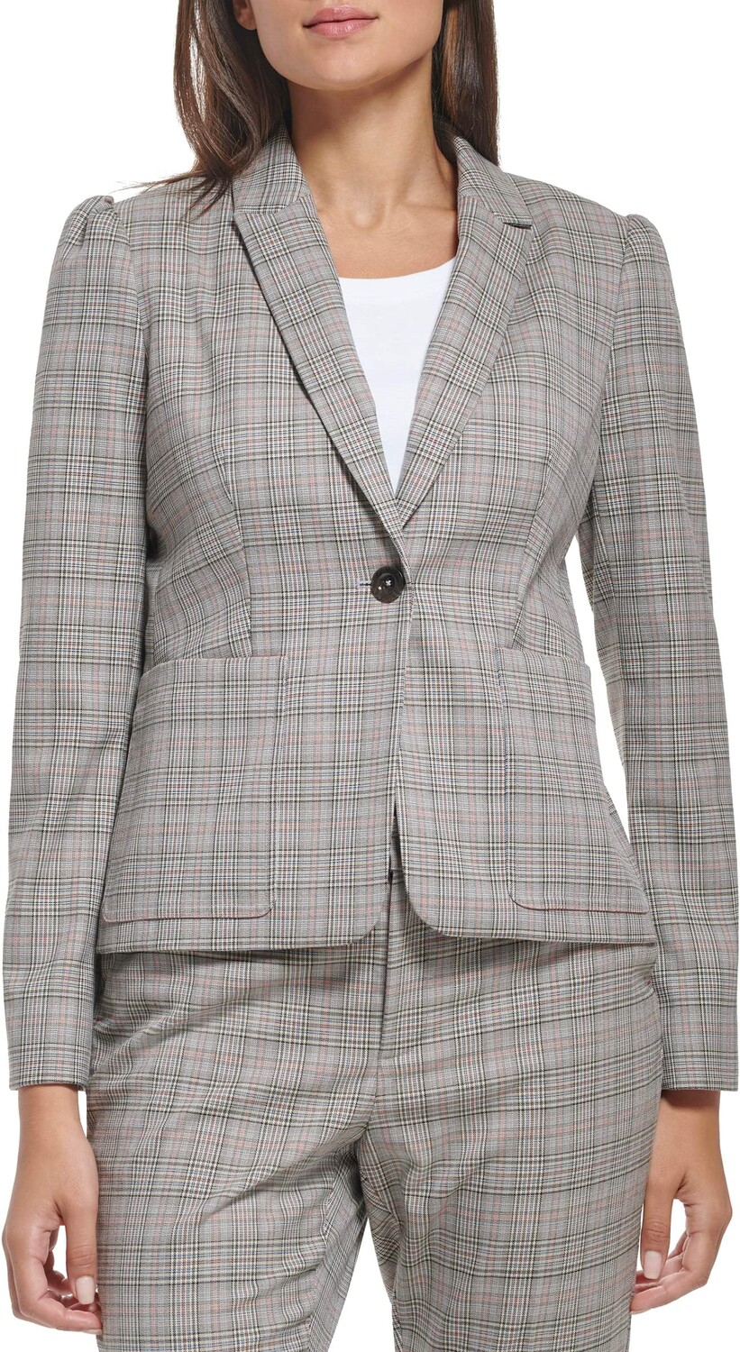 

Клетчатый пиджак Tommy Hilfiger, цвет Khaki Multi