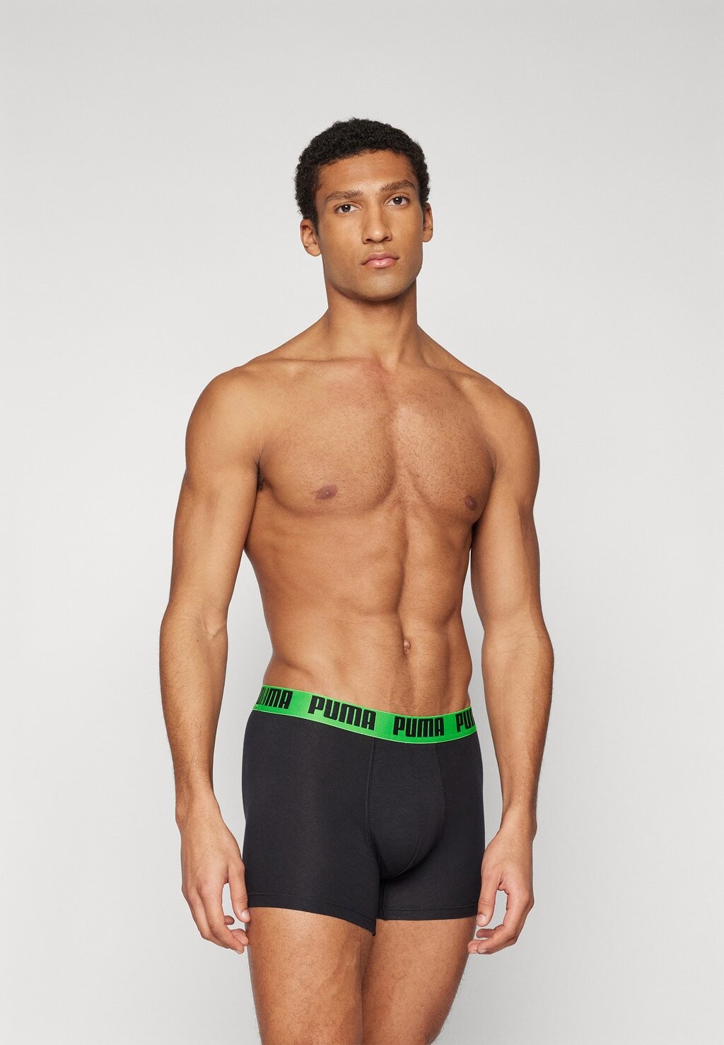 

Трусики MEN EVERYDAY BASIC BOXER 2 PACK Puma, цвет black/green pop