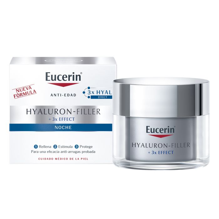 Eucerin filler. Эуцерин Гиалурон-филлер крем для ночного ухода для лица 50мл 63486. Yuna-Filler крем.