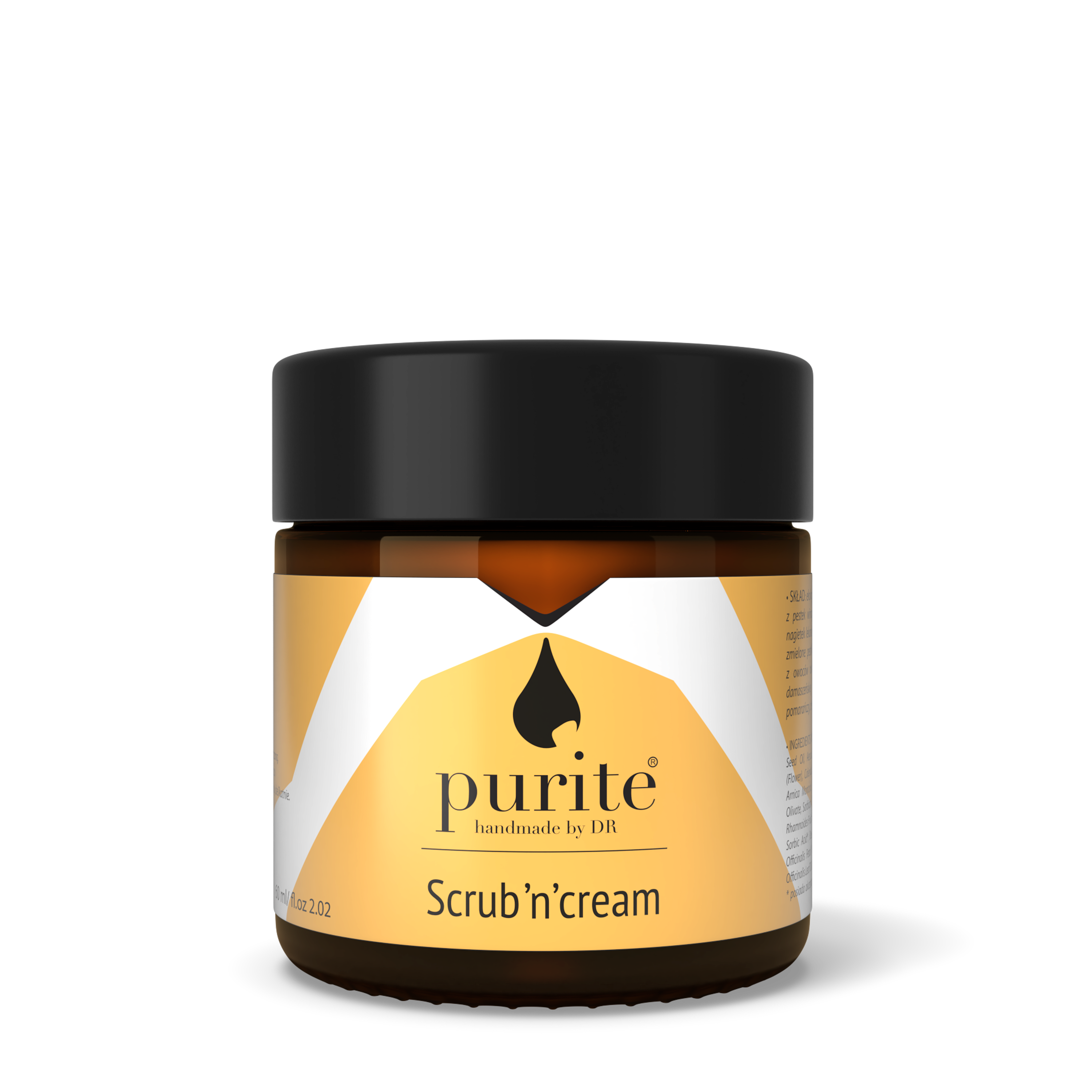 Очищающий крем-скраб для лица Purite Scrub’N’Cream, 60 мл крем для глаз purite 10 мл