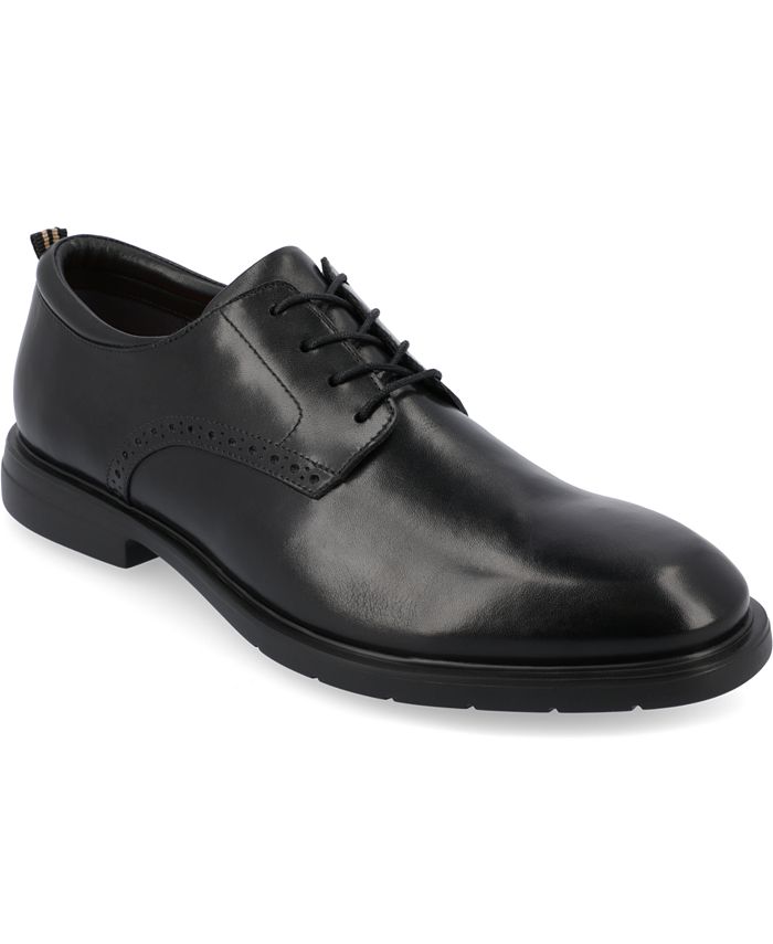 Мужские модельные туфли дерби из пеноматериала Stafford Tru Comfort с простым носком Thomas & Vine, черный