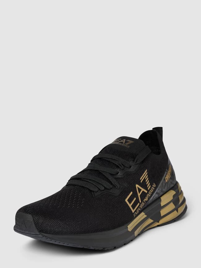 

Кроссовки с лейблом модели "CRUSHER" EA7 Emporio Armani, черный