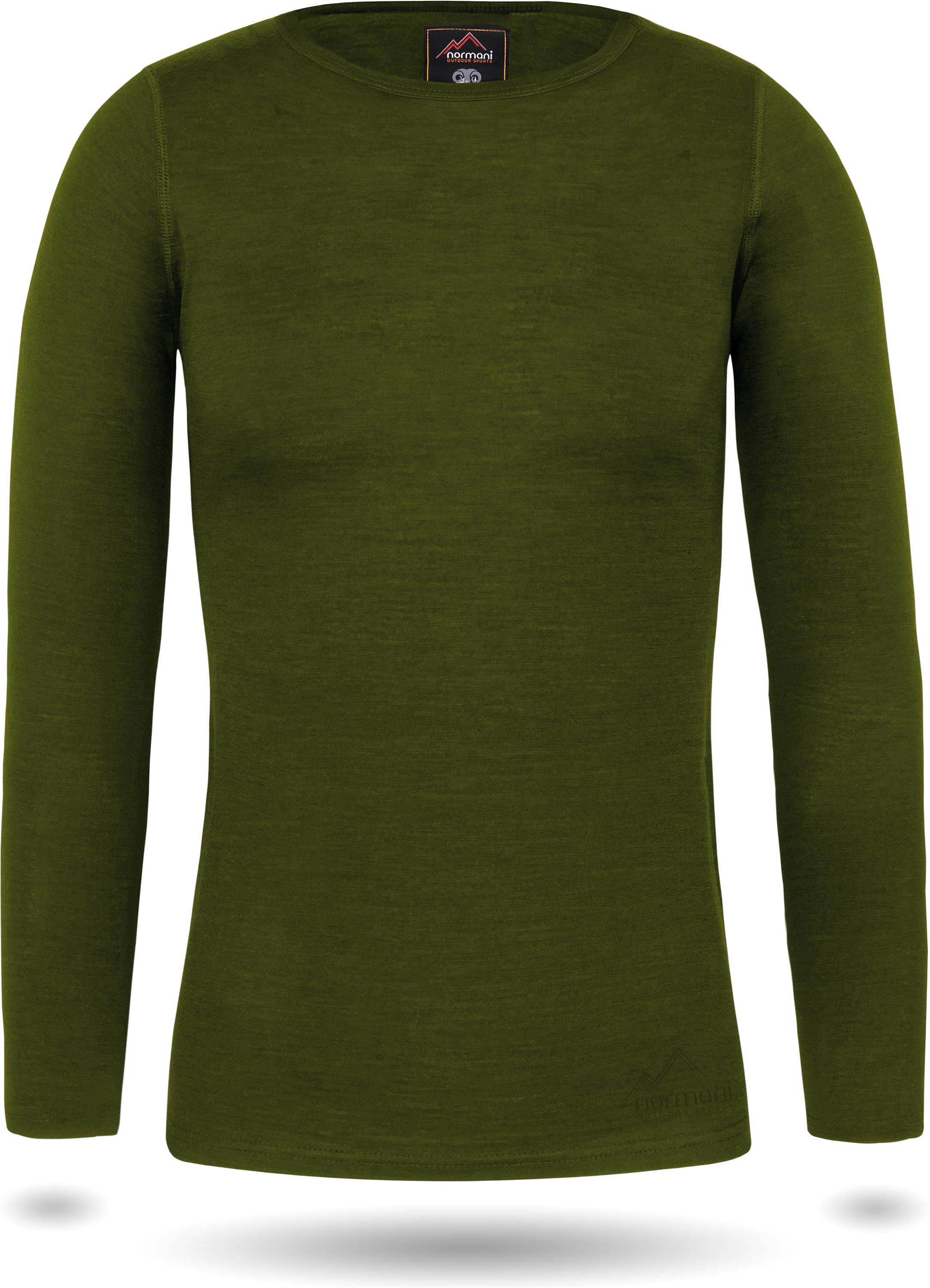 Лонгслив Normani Outdoor Sports Damen Merino Langarm Shirt Mandurah, зеленый