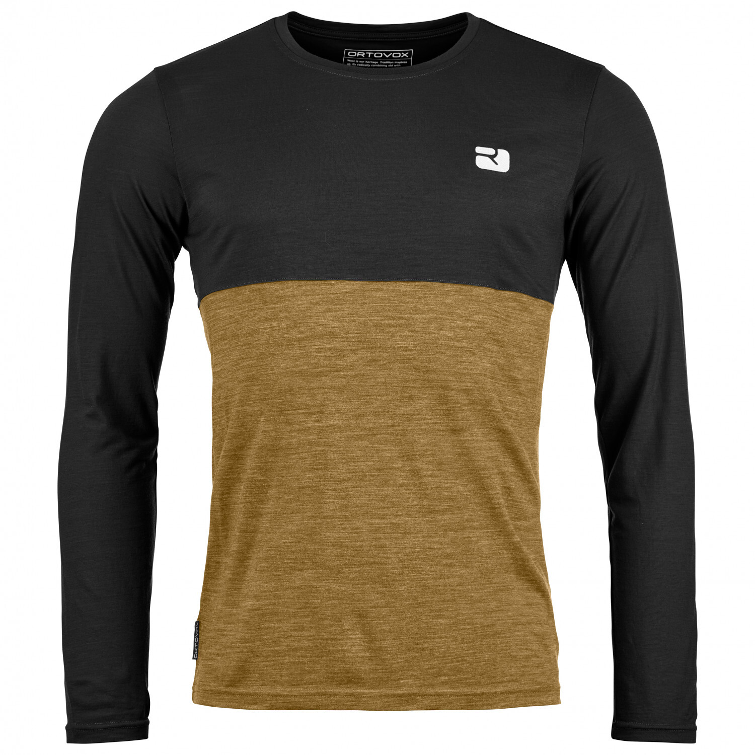 

Рубашка из мериноса Ortovox 150 Cool Logo L/S, цвет Black Raven