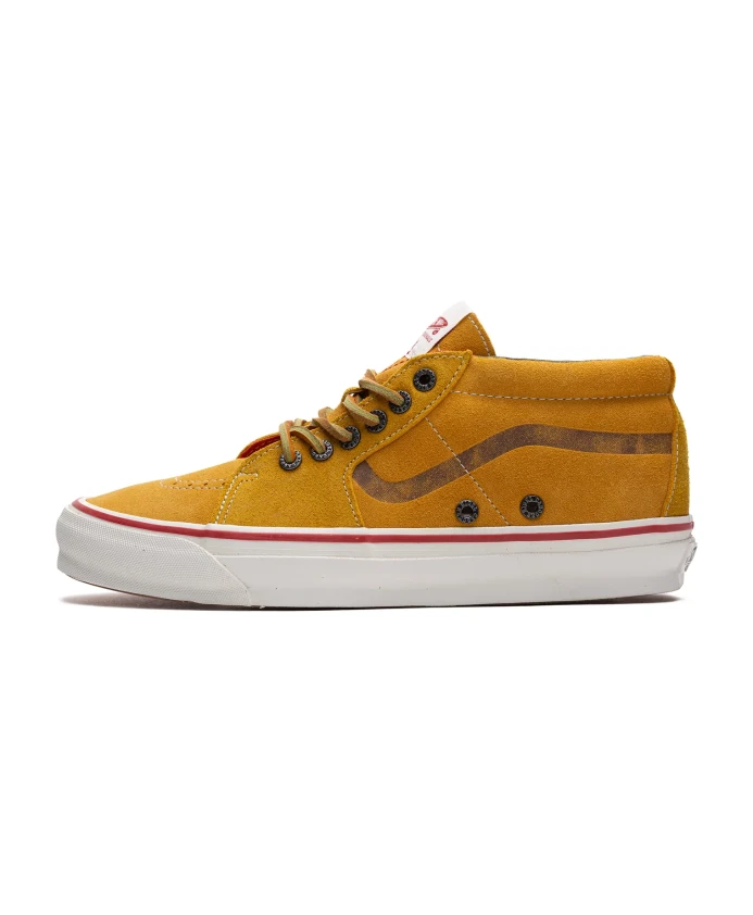 

Кроссовки Nigel Cabourn sk8 mid lx Vans, коричневый