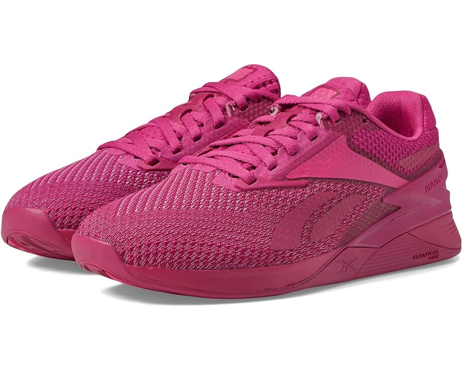 

Кроссовки Reebok Nano X3, цвет Semi Proud Pink/Laser Pink