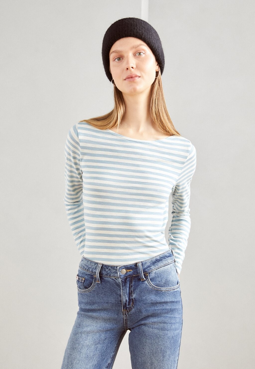 

Футболка с длинным рукавом Long Sleeve Boat Neck Striped Marc O'Polo, цвет multi/ cold blue