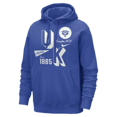 

Худи Nike Kentucky Club, цвет Game Royal/Summit White