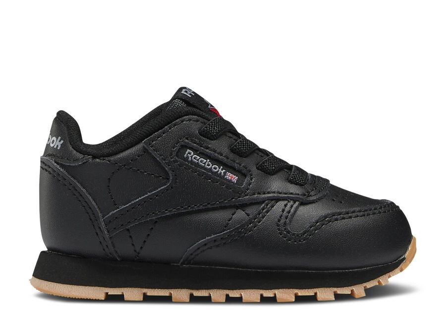 

Кроссовки Reebok Classic Leather Toddler 'Black Gum', черный