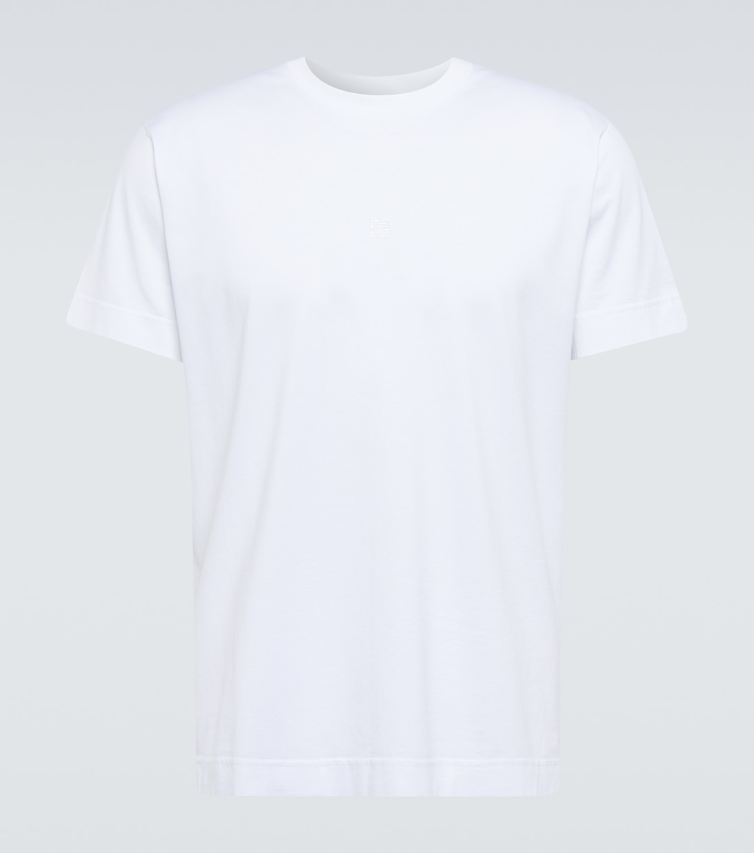 Футболка из хлопкового джерси с вышивкой Givenchy, белый футболка tangie из хлопкового джерси стрейч с овальной вышивкой d diesel цвет a100