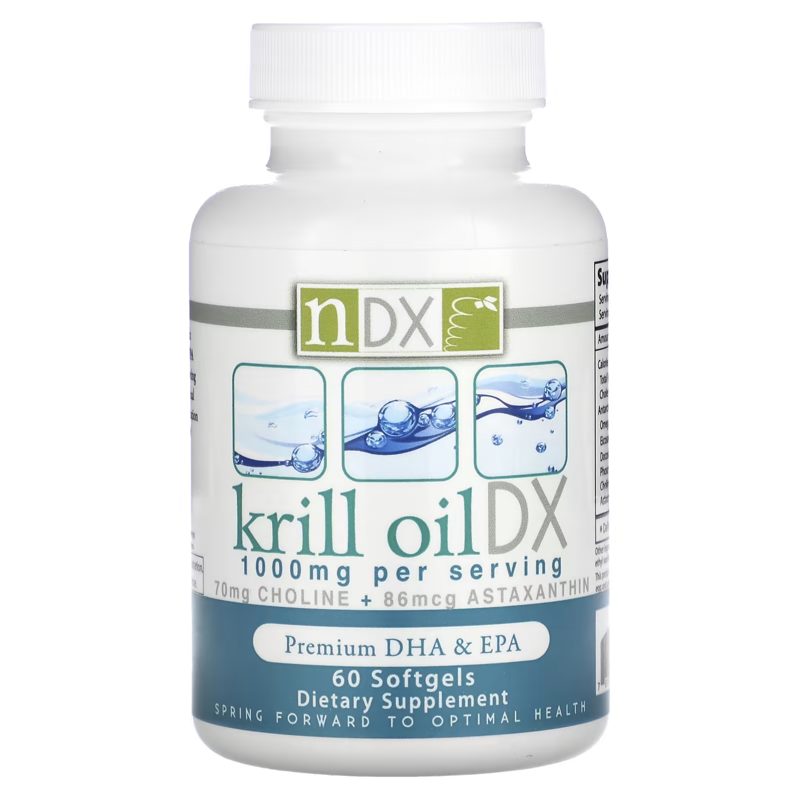 Пищевая добавка Natural Dynamix Krill Oil DX Premium DHA и EPA 1000 мг, 60 мягких таблеток комплекс bonalin epa dha 60 мягких таблеток soria natural