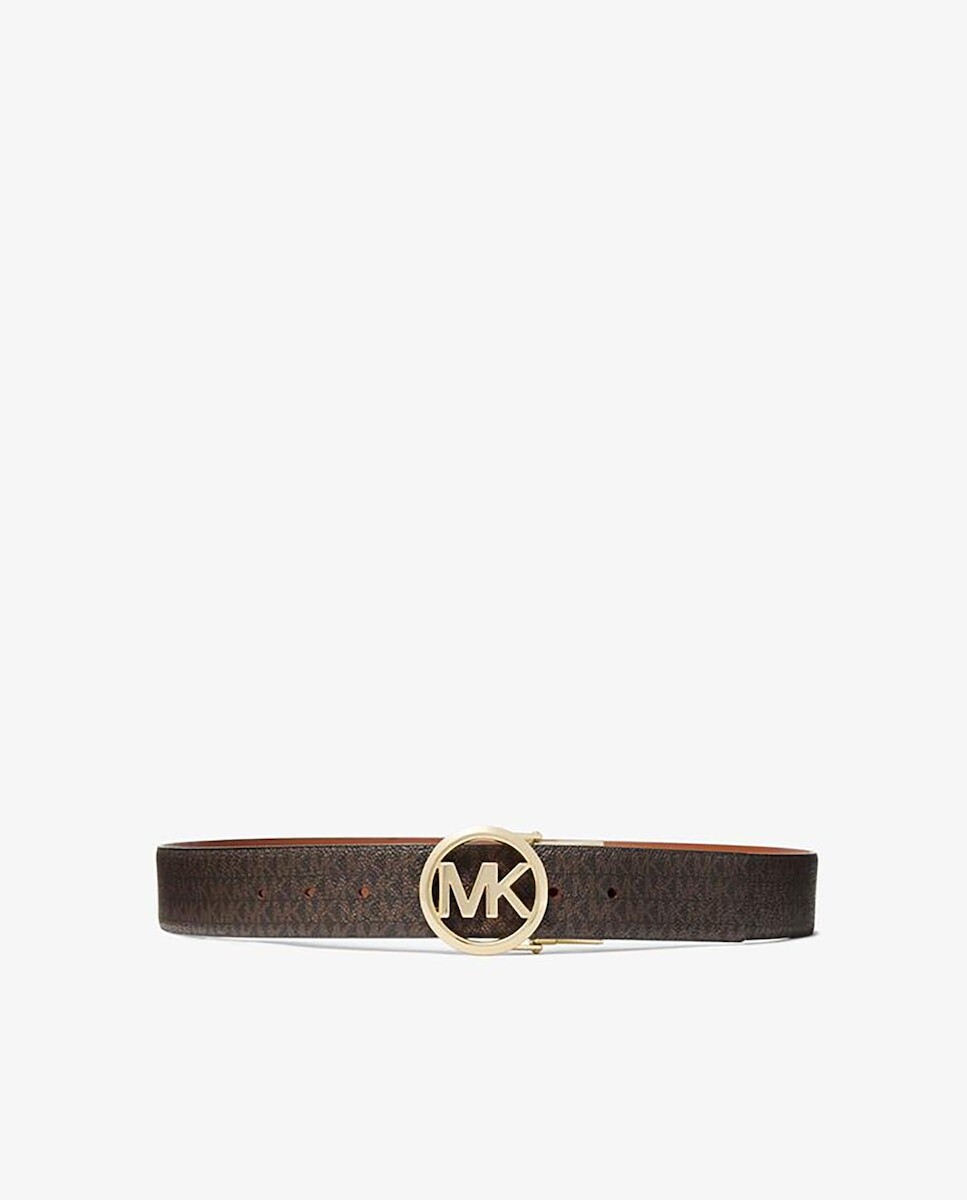 

Женский коричневый кожаный ремень Michael Michael Kors, коричневый