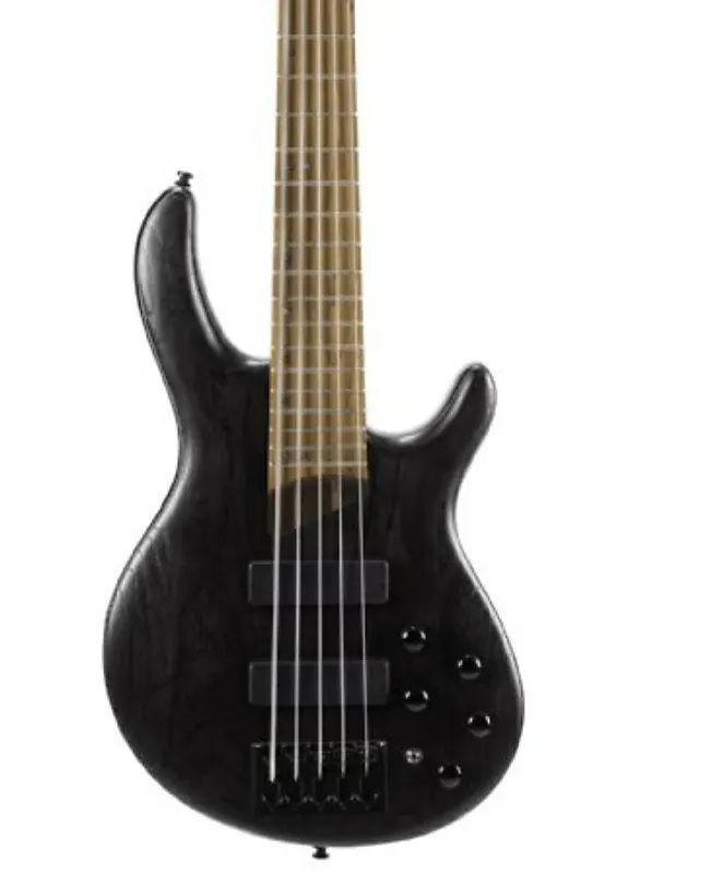 цена Басс гитара Cort B5ELEMENTOPTB Artisan Series B5 Element 5 String Bass Guitar. Open Pore Trans Blac