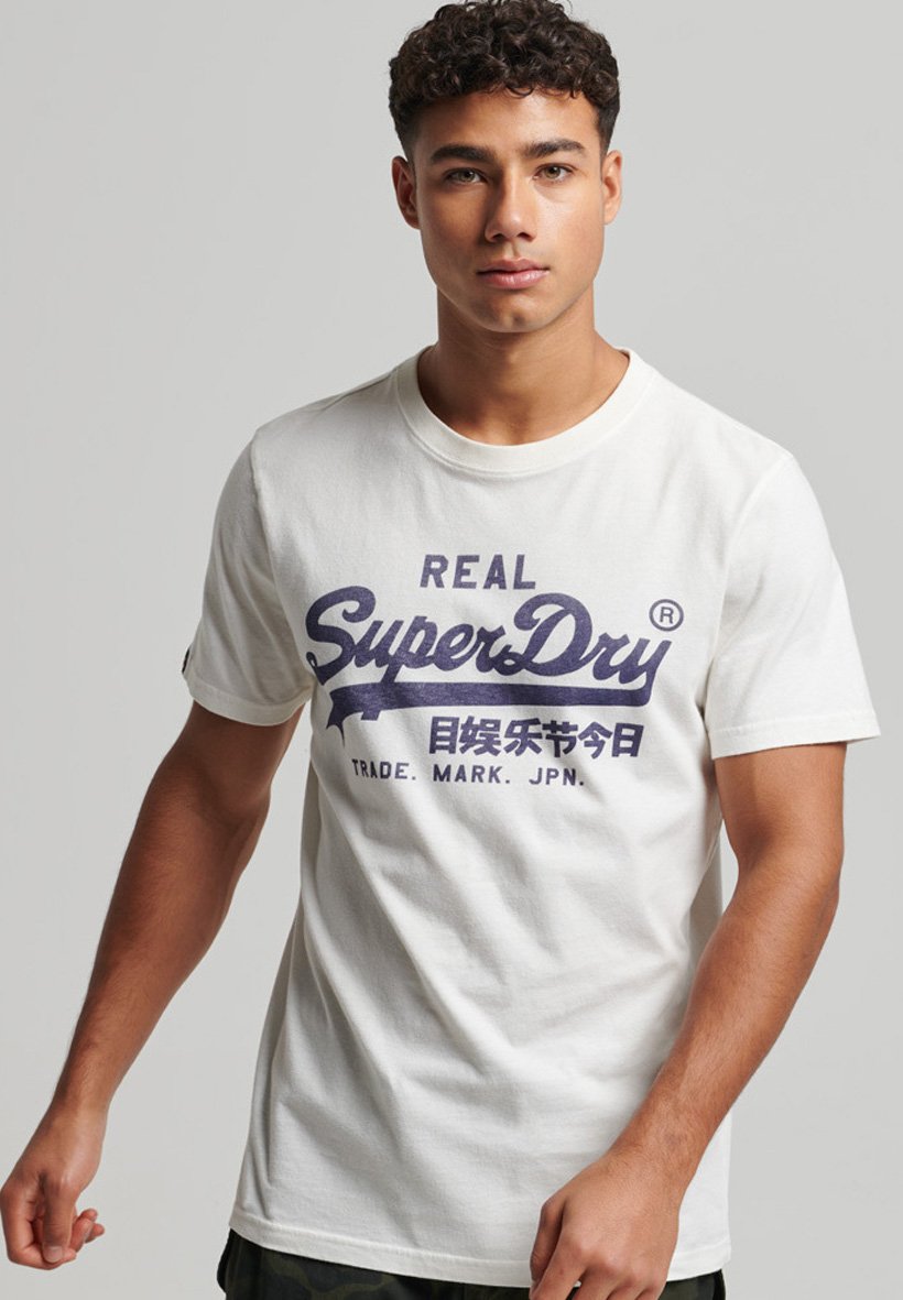 

Футболка с принтом Superdry, светло-желтый