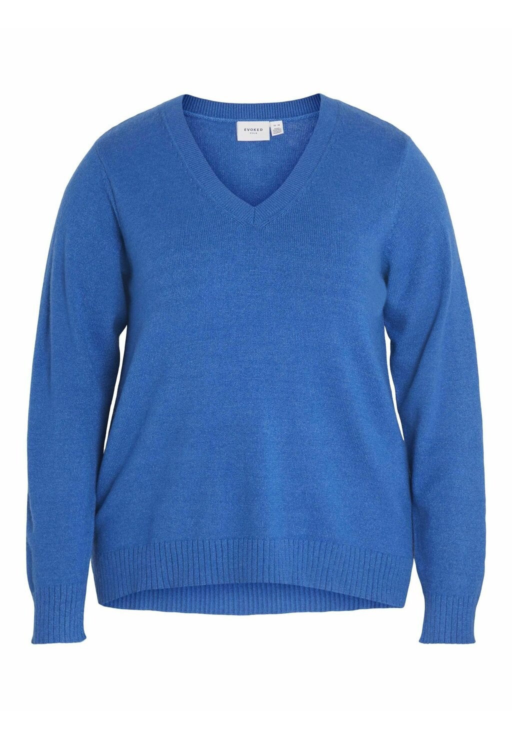 

Свитшот EVOKED VILA VIRIL V NECK NOOS, цвет lapis blue