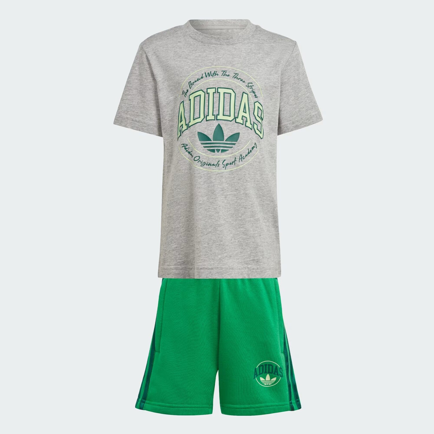 

Комплект коротких футболок VRCT Adidas, цвет Medium Grey Heather