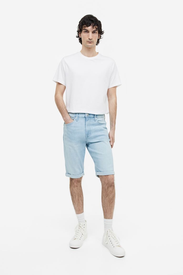 

Узкие джинсовые шорты Freefit H&M