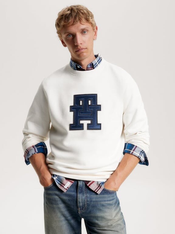 

Свитшот Tommy Hilfiger для мужчин, белый