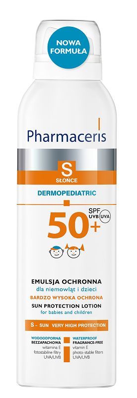 цена Pharmaceris S Dermopediatric SPF50+ защитная эмульсия для детей, 150 ml
