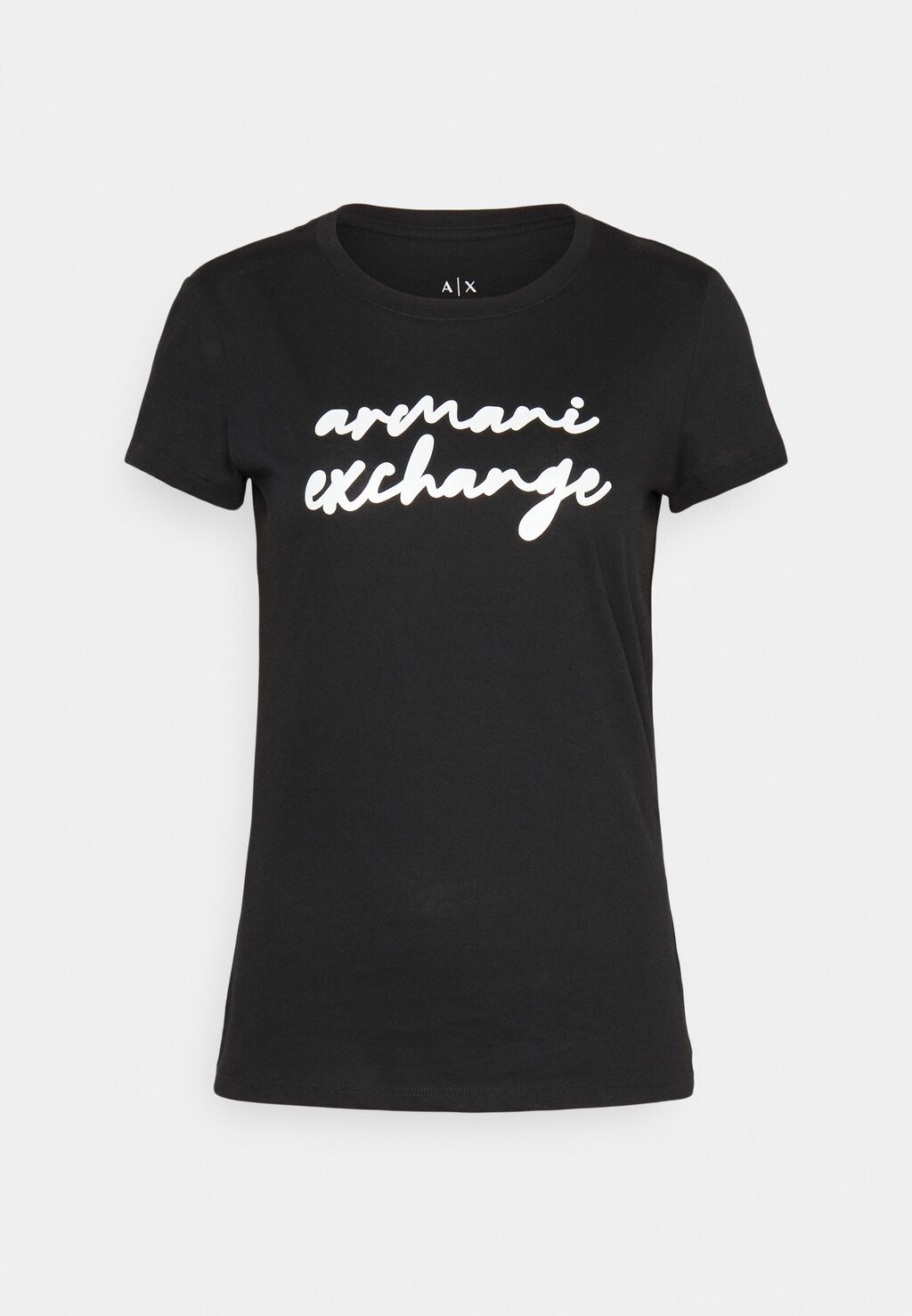 

Футболка с принтом Armani Exchange, черный