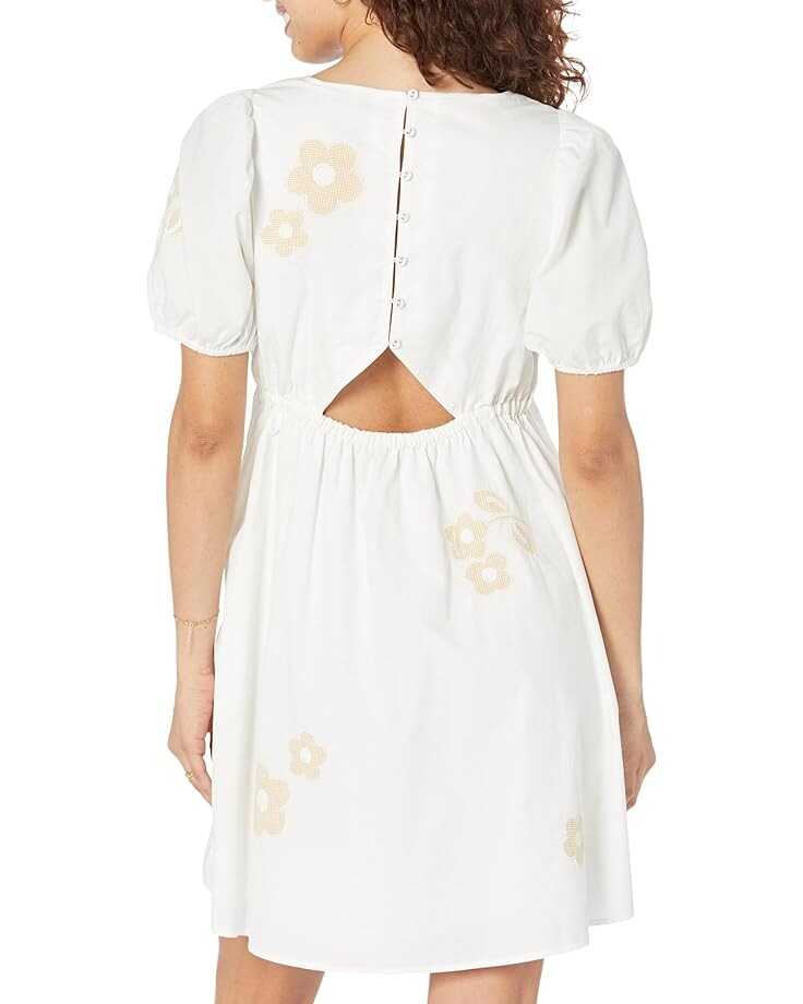 

Платье Madewell Annamarie Embroidered Mini Dress, цвет Bright Ivory