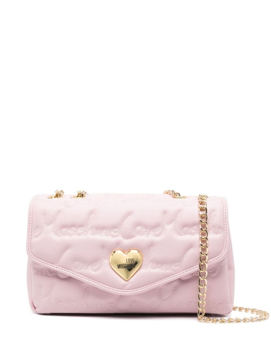 

Love Moschino сумка через плечо с логотипом, розовый