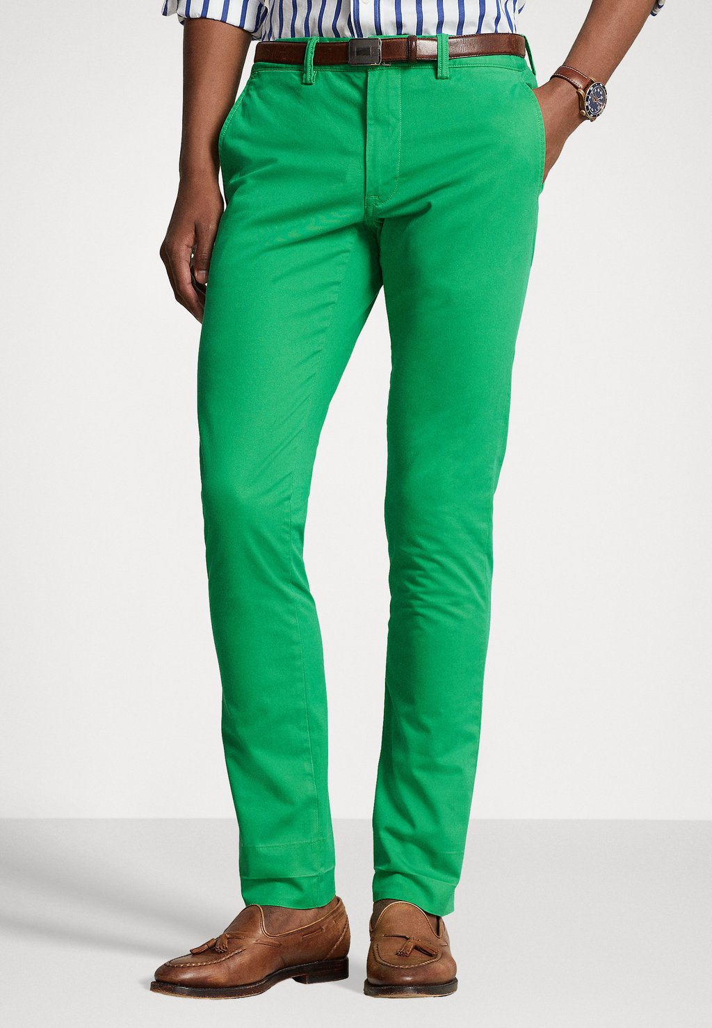 Чино FLAT PANT Polo Ralph Lauren, цвет preppy green