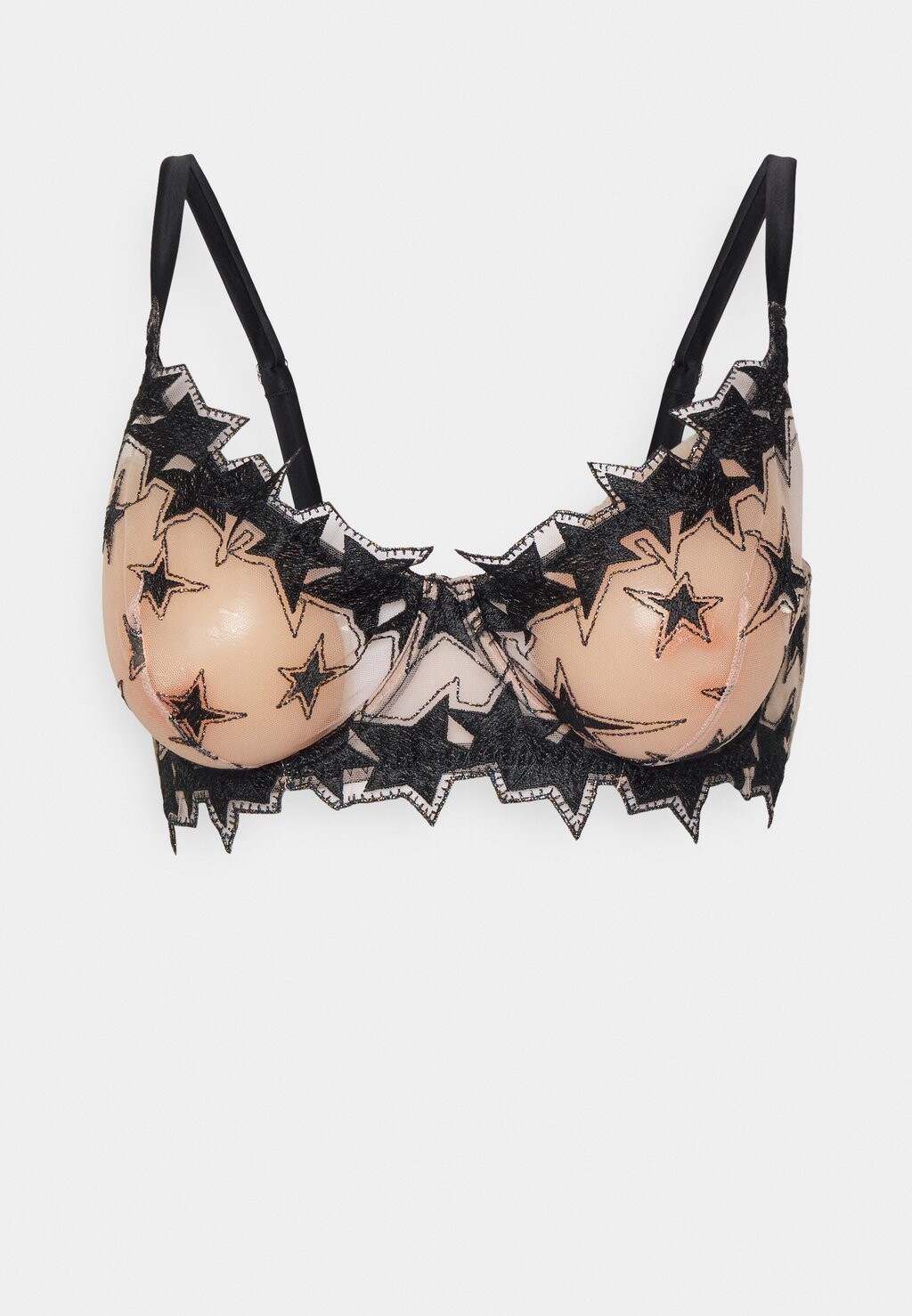

Бюстгальтер на косточках Fleur du Mal, черный