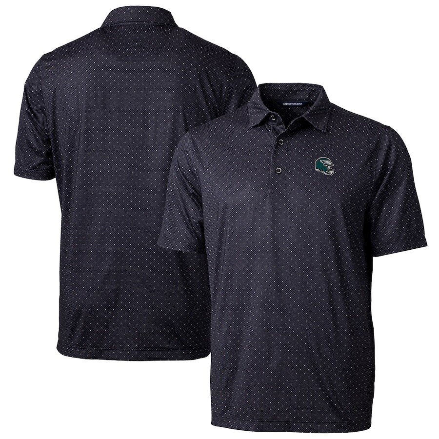 

Поло с длинным рукавом Cutter & Buck Philadelphia Eagles, черный